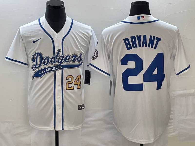 Men's Los Angeles Dodgers #24 Kobe Bryant Number White With Patch Cool Base Stitched Baseball Jersey,We sell and wholesale Men's Los Angeles Dodgers #24 Kobe Bryant Number White With Patch Cool Base Stitched Baseball Jersey on line form chian!