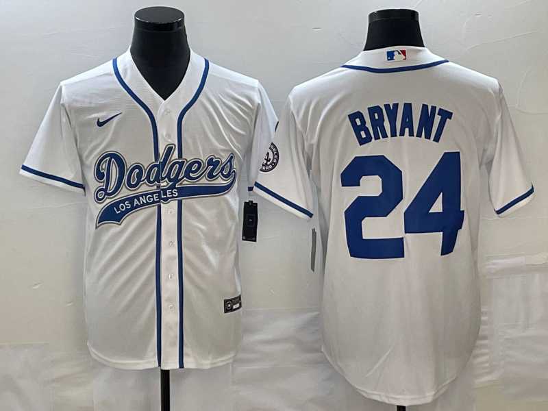 Men's Los Angeles Dodgers #24 Kobe Bryant White With Patch Cool Base Stitched Baseball Jersey,We sell and wholesale Men's Los Angeles Dodgers #24 Kobe Bryant White With Patch Cool Base Stitched Baseball Jersey on line form chian!