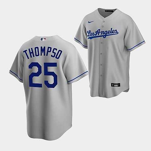 Men's Los Angeles Dodgers #25 Trayce Thompson Gray Cool Base Stitched Baseball Jersey Dzhi,We sell and wholesale Men's Los Angeles Dodgers #25 Trayce Thompson Gray Cool Base Stitched Baseball Jersey Dzhi on line form chian!