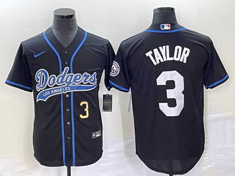 Men's Los Angeles Dodgers #3 Chris Taylor Number Black With Patch Cool Base Stitched Baseball Jersey,We sell and wholesale Men's Los Angeles Dodgers #3 Chris Taylor Number Black With Patch Cool Base Stitched Baseball Jersey on line form chian!