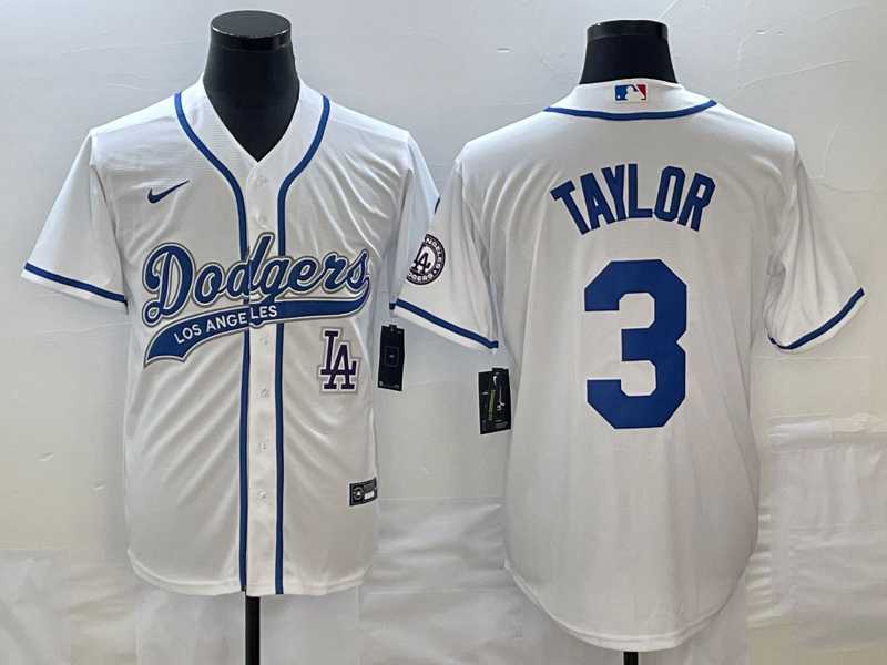 Men's Los Angeles Dodgers #3 Chris Taylor White With Patch Cool Base Stitched Jersey,We sell and wholesale Men's Los Angeles Dodgers #3 Chris Taylor White With Patch Cool Base Stitched Jersey on line form chian!