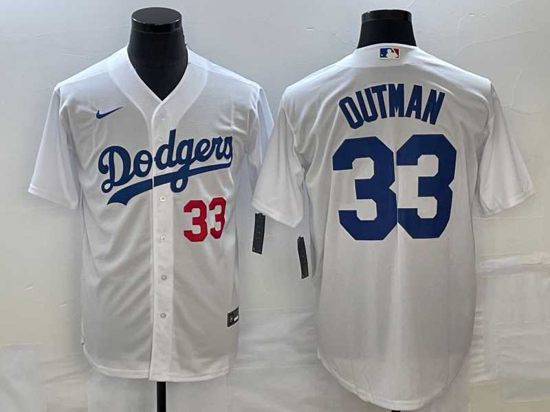 Men's Los Angeles Dodgers #33 James Outman Number White Cool Base Stitched Jersey,We sell and wholesale Men's Los Angeles Dodgers #33 James Outman Number White Cool Base Stitched Jersey on line form chian!
