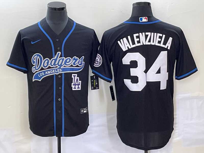 Men's Los Angeles Dodgers #34 Fernando Valenzuela Black With Patch Cool Base Stitched Jersey,We sell and wholesale Men's Los Angeles Dodgers #34 Fernando Valenzuela Black With Patch Cool Base Stitched Jersey on line form chian!