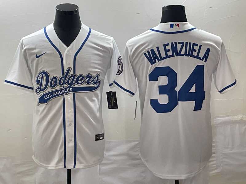 Men's Los Angeles Dodgers #34 Fernando Valenzuela White With Patch Cool Base Stitched Jersey,We sell and wholesale Men's Los Angeles Dodgers #34 Fernando Valenzuela White With Patch Cool Base Stitched Jersey on line form chian!