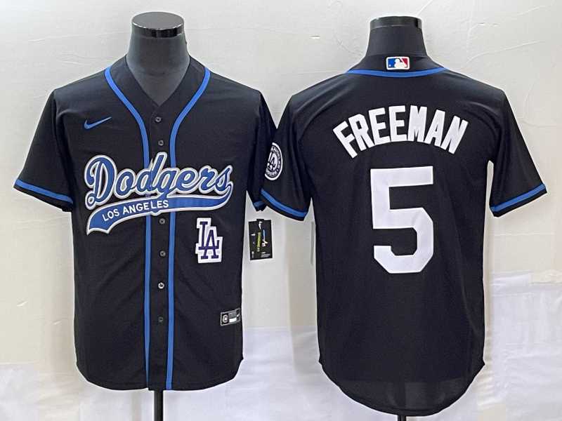 Men's Los Angeles Dodgers #5 Freddie Freeman Black Cool Base Stitched Baseball Jersey,We sell and wholesale Men's Los Angeles Dodgers #5 Freddie Freeman Black Cool Base Stitched Baseball Jersey on line form chian!