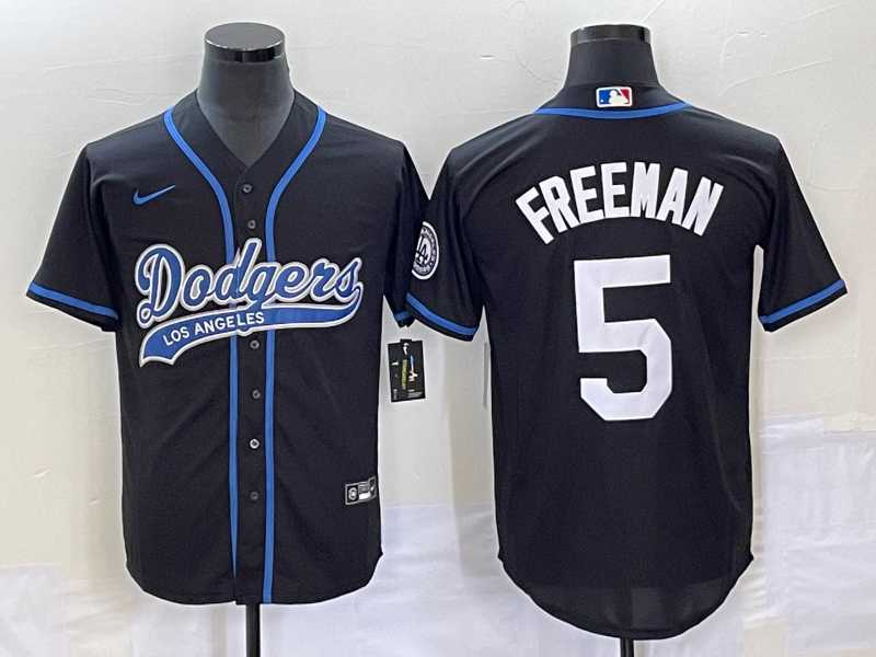 Men's Los Angeles Dodgers #5 Freddie Freeman Black Cool Base Stitched Jersey,We sell and wholesale Men's Los Angeles Dodgers #5 Freddie Freeman Black Cool Base Stitched Jersey on line form chian!