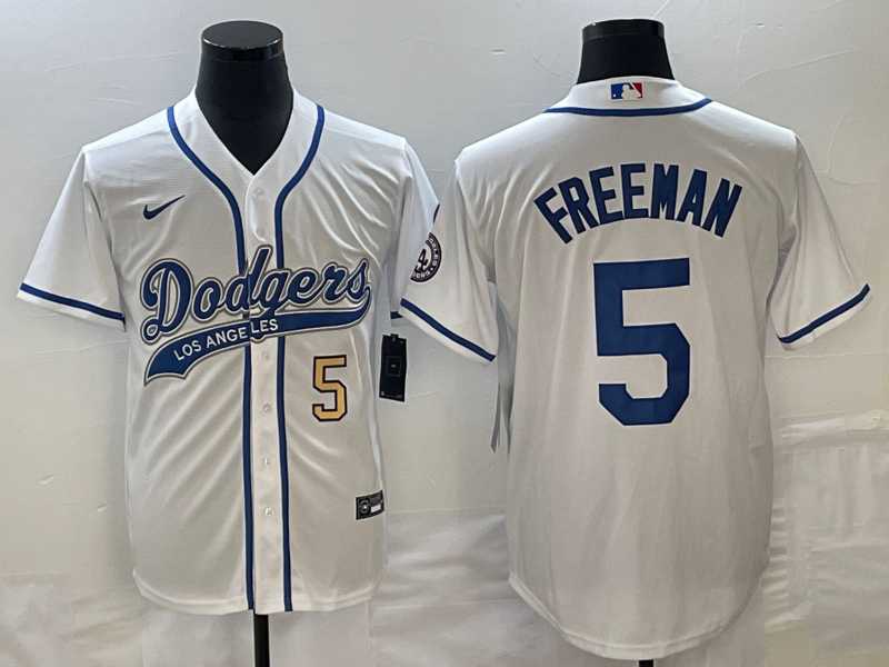 Men's Los Angeles Dodgers #5 Freddie Freeman Number White Cool Base Stitched Baseball Jersey,We sell and wholesale Men's Los Angeles Dodgers #5 Freddie Freeman Number White Cool Base Stitched Baseball Jersey on line form chian!