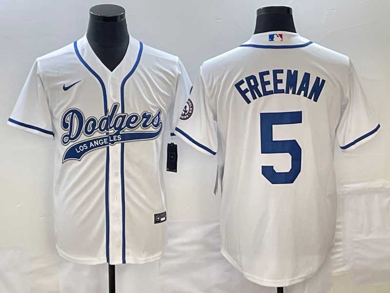 Men's Los Angeles Dodgers #5 Freddie Freeman White Cool Base Stitched Jersey,We sell and wholesale Men's Los Angeles Dodgers #5 Freddie Freeman White Cool Base Stitched Jersey on line form chian!