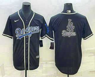 Men's Los Angeles Dodgers Big Logo Black Cool Base Stitched Baseball Jersey,We sell and wholesale Men's Los Angeles Dodgers Big Logo Black Cool Base Stitched Baseball Jersey on line form chian!