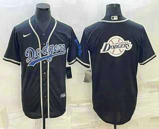 Men's Los Angeles Dodgers Big Logo Black Cool Base Stitched Jersey,We sell and wholesale Men's Los Angeles Dodgers Big Logo Black Cool Base Stitched Jersey on line form chian!