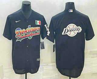 Men's Los Angeles Dodgers Big Logo Black MLB Cool Base Nike Fashion Jersey,We sell and wholesale Men's Los Angeles Dodgers Big Logo Black MLB Cool Base Nike Fashion Jersey on line form chian!