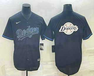 Men's Los Angeles Dodgers Black Team Big Logo Cool Base Stitched Baseball Jersey,We sell and wholesale Men's Los Angeles Dodgers Black Team Big Logo Cool Base Stitched Baseball Jersey on line form chian!