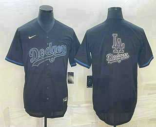 Men's Los Angeles Dodgers Black Team Big Logo Cool Base Stitched Jersey,We sell and wholesale Men's Los Angeles Dodgers Black Team Big Logo Cool Base Stitched Jersey on line form chian!
