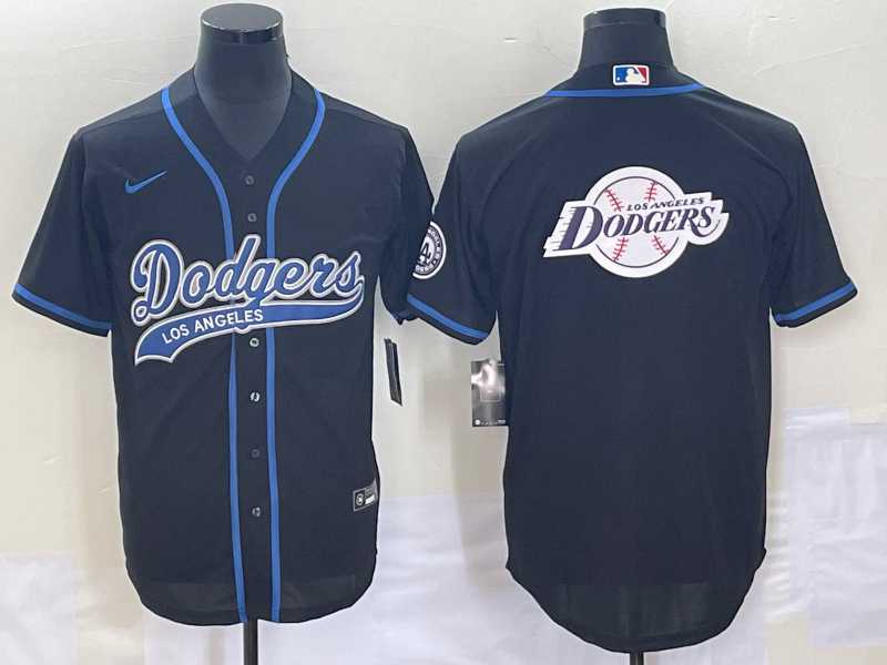 Men's Los Angeles Dodgers Black Team Big Logo With Patch Cool Base Stitched Baseball Jersey,We sell and wholesale Men's Los Angeles Dodgers Black Team Big Logo With Patch Cool Base Stitched Baseball Jersey on line form chian!