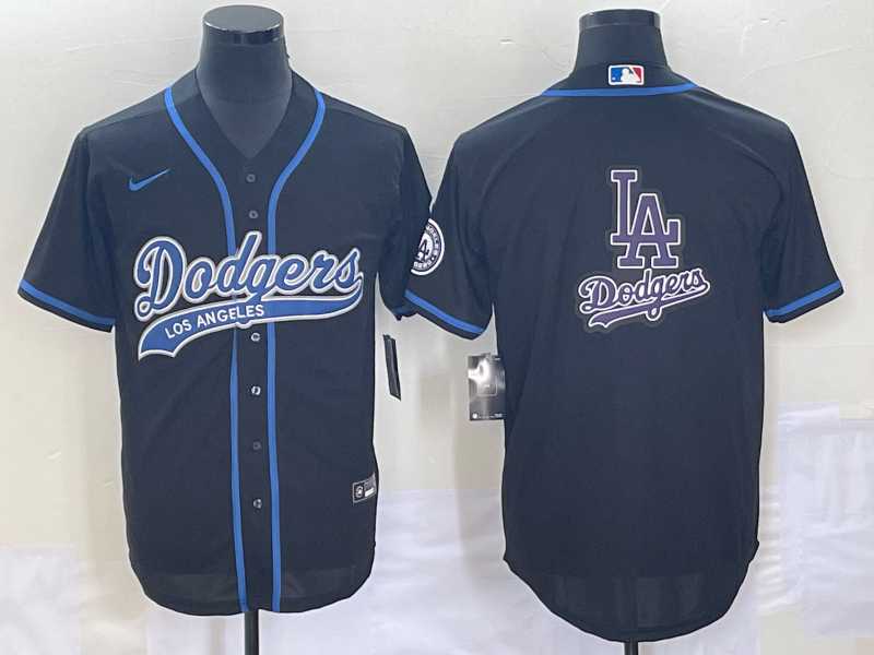 Men's Los Angeles Dodgers Black Team Big Logo With Patch Cool Base Stitched Jersey,We sell and wholesale Men's Los Angeles Dodgers Black Team Big Logo With Patch Cool Base Stitched Jersey on line form chian!
