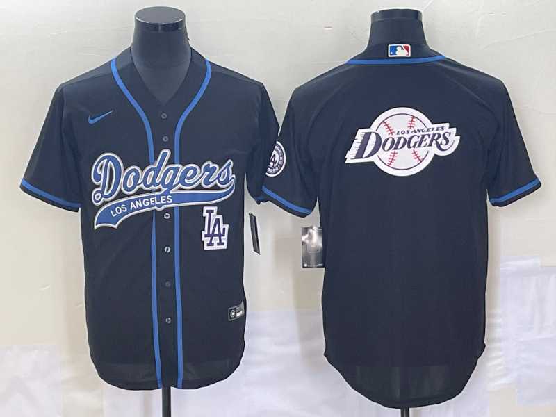 Men's Los Angeles Dodgers Black Team Big Logo With Patch Cool Base Stitched Jerseys,We sell and wholesale Men's Los Angeles Dodgers Black Team Big Logo With Patch Cool Base Stitched Jerseys on line form chian!