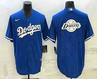 Men's Los Angeles Dodgers Blue Team Big Logo Cool Base Stitched Jersey,We sell and wholesale Men's Los Angeles Dodgers Blue Team Big Logo Cool Base Stitched Jersey on line form chian!