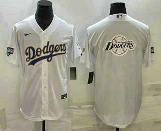 Men's Los Angeles Dodgers White Team Big Logo Cool Base Stitched Jerseys,We sell and wholesale Men's Los Angeles Dodgers White Team Big Logo Cool Base Stitched Jerseys on line form chian!