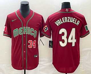Men's Mexico #34 Fernando Valenzuela Number 2023 Red Blue World Baseball Classic Stitched Jersey,We sell and wholesale Men's Mexico #34 Fernando Valenzuela Number 2023 Red Blue World Baseball Classic Stitched Jersey on line form chian!