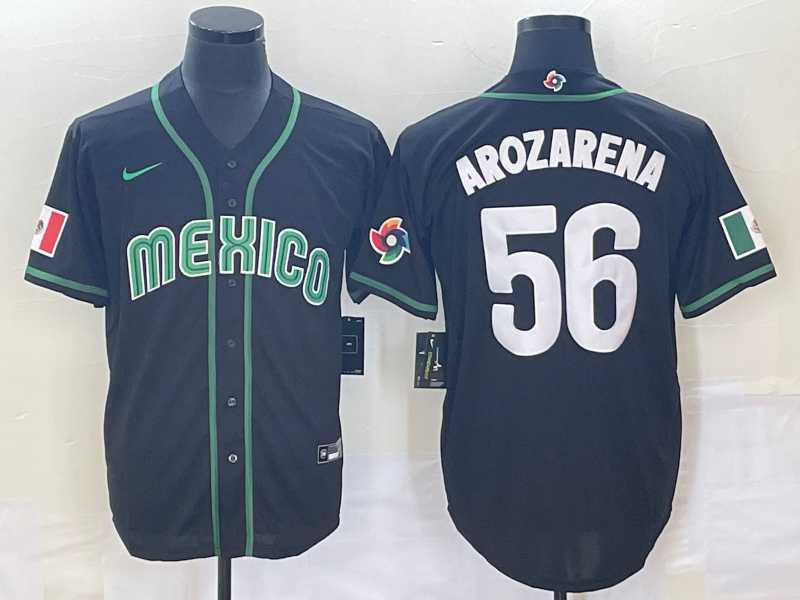 Men's Mexico #56 Randy Arozarena 2023 Black World Classic Stitched Jersey,We sell and wholesale Men's Mexico #56 Randy Arozarena 2023 Black World Classic Stitched Jersey on line form chian!