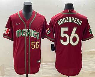 Men's Mexico #56 Randy Arozarena Number 2023 Red World Classic Stitched Jersey2,We sell and wholesale Men's Mexico #56 Randy Arozarena Number 2023 Red World Classic Stitched Jersey2 on line form chian!