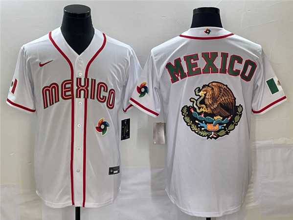 Men's Mexico 2023 White Team Big Logo World Baseball Classic Stitched Jersey,We sell and wholesale Men's Mexico 2023 White Team Big Logo World Baseball Classic Stitched Jersey on line form chian!