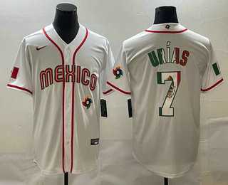 Men's Mexico Baseball #7 Julio Urias 2023 White World Baseball Classic Stitched Jerseys1,We sell and wholesale Men's Mexico Baseball #7 Julio Urias 2023 White World Baseball Classic Stitched Jerseys1 on line form chian!