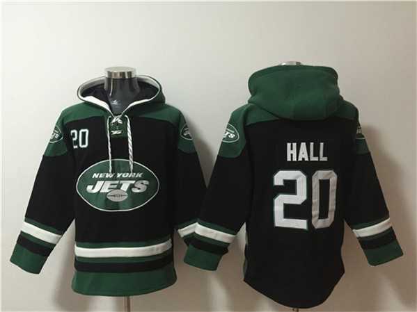 Men's New York Jets #20 Breece Hall Black Ageless Must-Have Lace-Up Pullover Hoodie,We sell and wholesale Men's New York Jets #20 Breece Hall Black Ageless Must-Have Lace-Up Pullover Hoodie on line form chian!