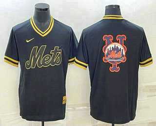 Men's New York Mets Big Logo Black Gold Nike Cooperstown Legend V Neck Jersey,We sell and wholesale Men's New York Mets Big Logo Black Gold Nike Cooperstown Legend V Neck Jersey on line form chian!