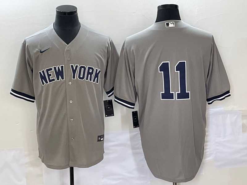 Men's New York Yankees #11 Anthony Volpe Gray Cool Base Stitched Baseball Jersey,We sell and wholesale Men's New York Yankees #11 Anthony Volpe Gray Cool Base Stitched Baseball Jersey on line form chian!