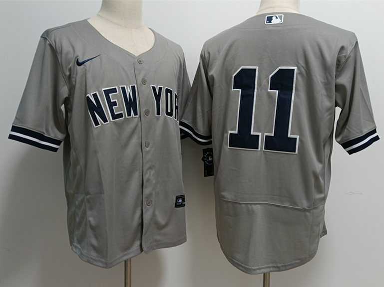 Men's New York Yankees #11 Anthony Volpe Grey Stitched Flex Base Nike Jersey,We sell and wholesale Men's New York Yankees #11 Anthony Volpe Grey Stitched Flex Base Nike Jersey on line form chian!