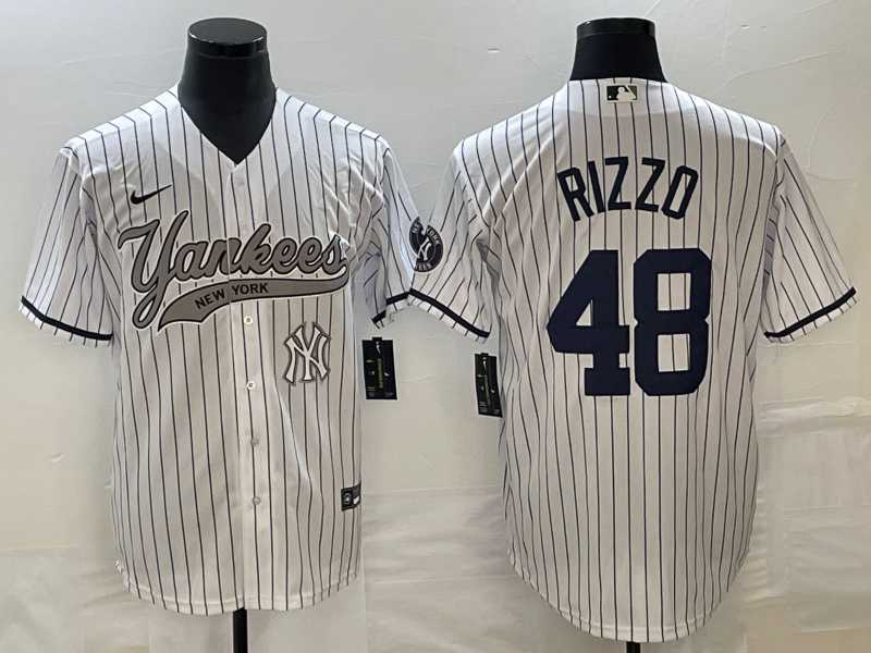Men's New York Yankees #48 Anthony Rizzo White With Patch Cool Base Stitched Baseball Jersey,We sell and wholesale Men's New York Yankees #48 Anthony Rizzo White With Patch Cool Base Stitched Baseball Jersey on line form chian!
