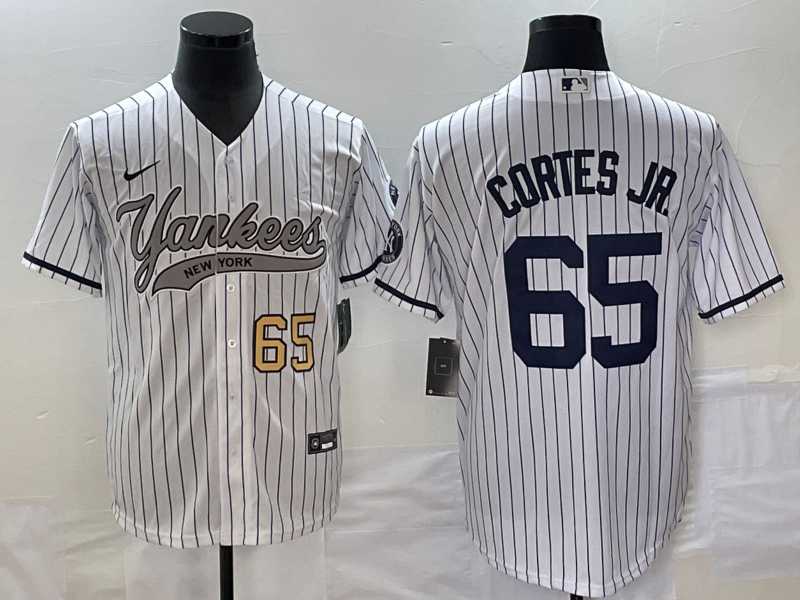 Men's New York Yankees #65 Nestor Cortes Jr Number White With Patch Cool Base Stitched Baseball Jersey,We sell and wholesale Men's New York Yankees #65 Nestor Cortes Jr Number White With Patch Cool Base Stitched Baseball Jersey on line form chian!