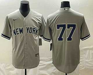 Men's New York Yankees #77 Clint Frazier Gray Cool Base Stitched Jersey,We sell and wholesale Men's New York Yankees #77 Clint Frazier Gray Cool Base Stitched Jersey on line form chian!