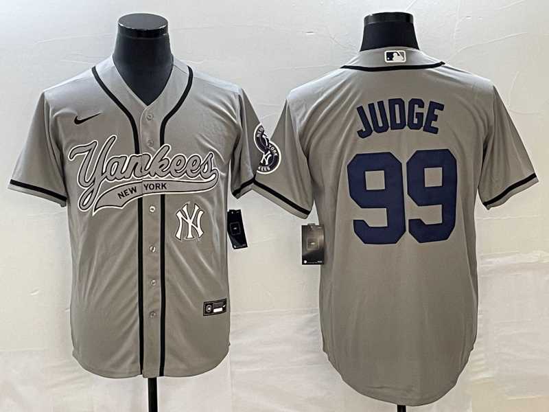 Men's New York Yankees #99 Aaron Judge Gray With Patch Cool Base Stitched Baseball Jersey,We sell and wholesale Men's New York Yankees #99 Aaron Judge Gray With Patch Cool Base Stitched Baseball Jersey on line form chian!