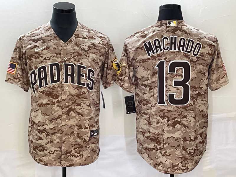 Men's San Diego Padres #13 Manny Machado Camo Cool Base Stitched Jersey,We sell and wholesale Men's San Diego Padres #13 Manny Machado Camo Cool Base Stitched Jersey on line form chian!