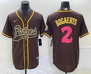 Men's San Diego Padres #2 Xander Bogaerts Brown NEW 2023 City Connect Cool Base Stitched Jerseys,We sell and wholesale Men's San Diego Padres #2 Xander Bogaerts Brown NEW 2023 City Connect Cool Base Stitched Jerseys on line form chian!