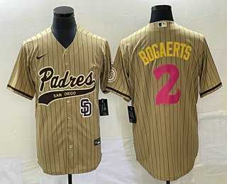 Men's San Diego Padres #2 Xander Bogaerts Tan Pinstripe 2023 City Connect Cool Base Stitched Jersey,We sell and wholesale Men's San Diego Padres #2 Xander Bogaerts Tan Pinstripe 2023 City Connect Cool Base Stitched Jersey on line form chian!