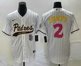 Men's San Diego Padres #2 Xander Bogaerts White NEW 2023 City Connect Cool Base Stitched Jersey,We sell and wholesale Men's San Diego Padres #2 Xander Bogaerts White NEW 2023 City Connect Cool Base Stitched Jersey on line form chian!