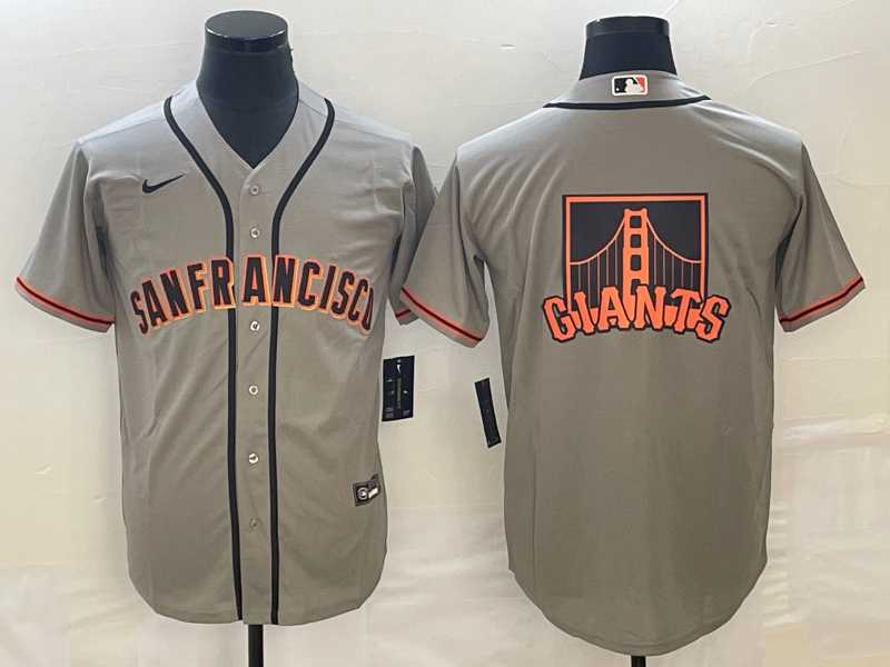 Men's San Francisco Giants Gray Team Big Logo Cool Base Stitched Jersey,We sell and wholesale Men's San Francisco Giants Gray Team Big Logo Cool Base Stitched Jersey on line form chian!