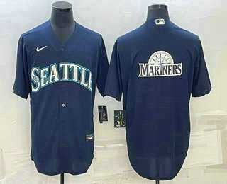 Men's Seattle Mariners Big Logo Navy Blue Stitched MLB Cool Base Nike Jersey,We sell and wholesale Men's Seattle Mariners Big Logo Navy Blue Stitched MLB Cool Base Nike Jersey on line form chian!