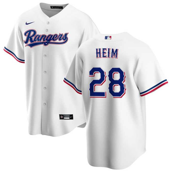 Men's Texas Rangers #28 Jonah Heim White Cool Base Stitched Baseball Jersey Dzhi,We sell and wholesale Men's Texas Rangers #28 Jonah Heim White Cool Base Stitched Baseball Jersey Dzhi on line form chian!