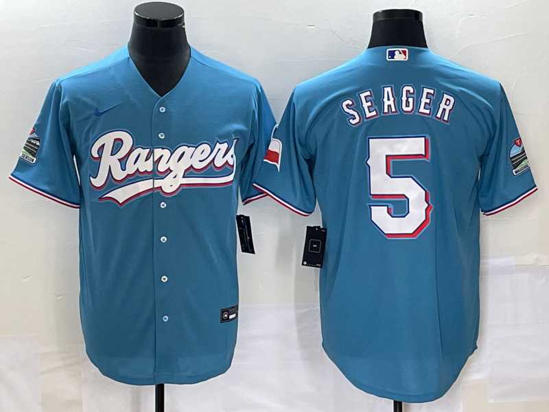 Men's Texas Rangers #5 Corey Seager Light Blue Stitched Cool Base Nike Jersey,We sell and wholesale Men's Texas Rangers #5 Corey Seager Light Blue Stitched Cool Base Nike Jersey on line form chian!