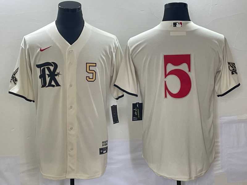 Men's Texas Rangers #5 Corey Seager Number Cream 2023 City Connect Stitched Baseball Jersey,We sell and wholesale Men's Texas Rangers #5 Corey Seager Number Cream 2023 City Connect Stitched Baseball Jersey on line form chian!