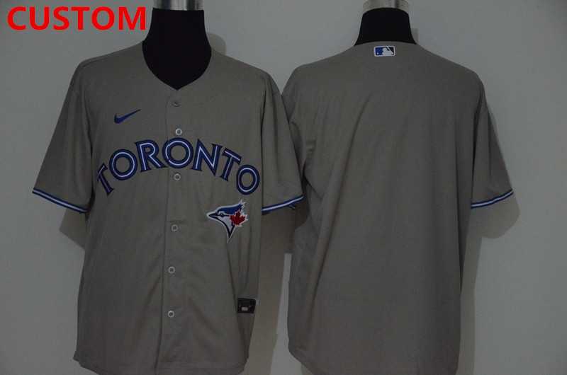 Men's Toronto Blue Jays Custom Gray Stitched MLB Cool Base Nike Jersey,We sell and wholesale Men's Toronto Blue Jays Custom Gray Stitched MLB Cool Base Nike Jersey on line form chian!