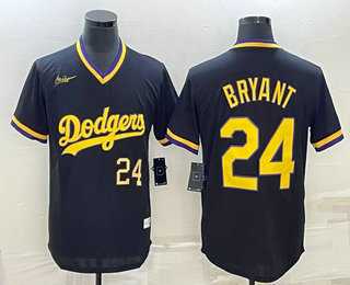 Mens Los Angeles Dodgers #24 Kobe Bryant Number Black Stitched Pullover Throwback Nike Jersey,We sell and wholesale Mens Los Angeles Dodgers #24 Kobe Bryant Number Black Stitched Pullover Throwback Nike Jersey on line form chian!