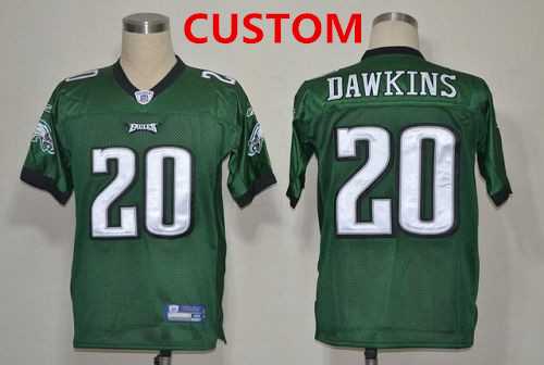 Reebok Philadelphia Eagles Custom Dark Green Jersey,We sell and wholesale Reebok Philadelphia Eagles Custom Dark Green Jersey on line form chian!