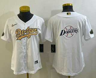 Women's Los Angeles Dodgers Big Logo White 2022 All Star Stitched Cool Base Nike Jersey,We sell and wholesale Women's Los Angeles Dodgers Big Logo White 2022 All Star Stitched Cool Base Nike Jersey on line form chian!