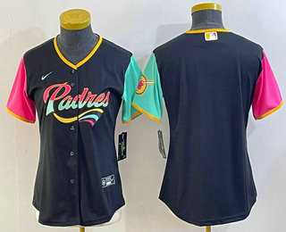 Women's San Diego Padres Blank Black 2022 City Connect Cool Base Stitched Jersey,We sell and wholesale Women's San Diego Padres Blank Black 2022 City Connect Cool Base Stitched Jersey on line form chian!