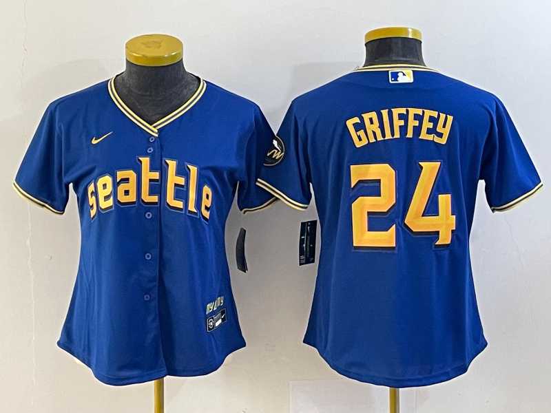 Women's Seattle Mariners Blank Blue 2023 City Connect Cool Base Stitched Jersey,We sell and wholesale Women's Seattle Mariners Blank Blue 2023 City Connect Cool Base Stitched Jersey on line form chian!